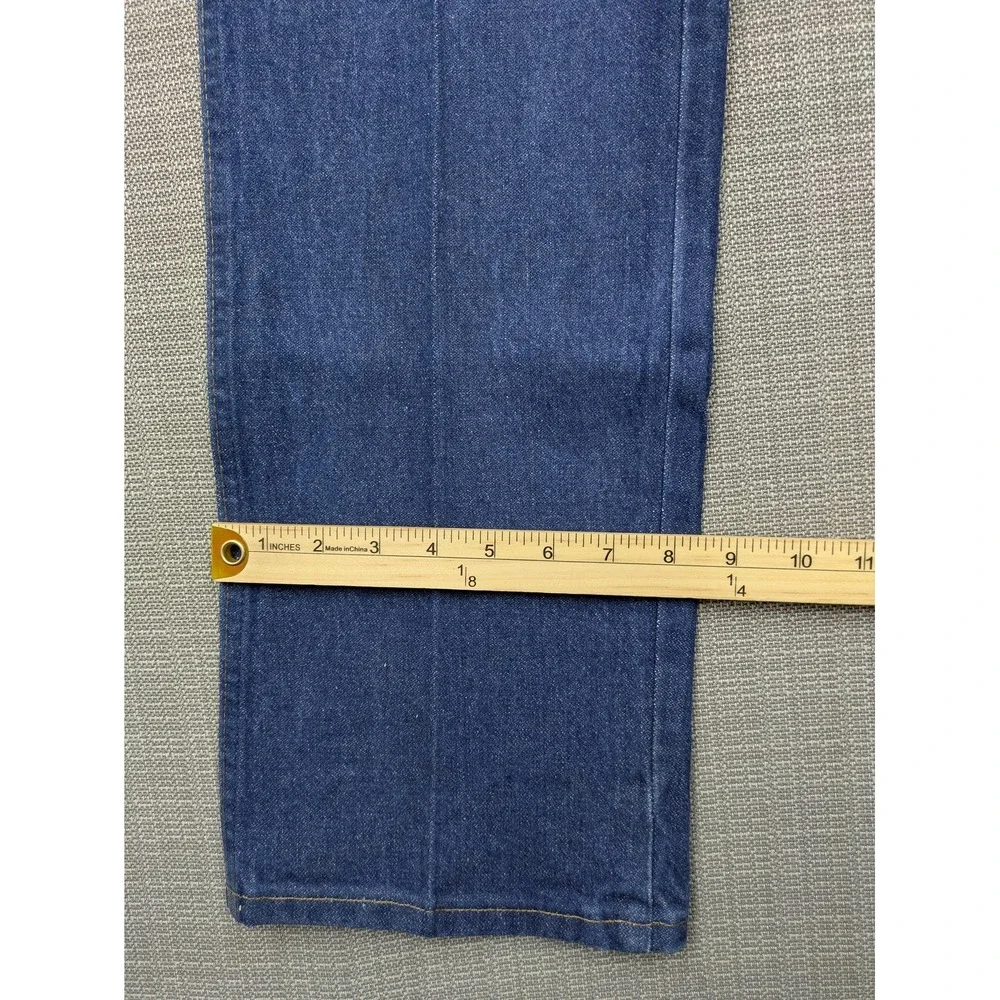 Wrangler 936PWD Jeans Mens 34x34 (35x34) Blue Denim Cowboy Cut Bootcut Western